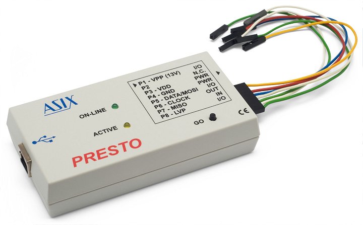 Old PRESTO with ICSPCAB8