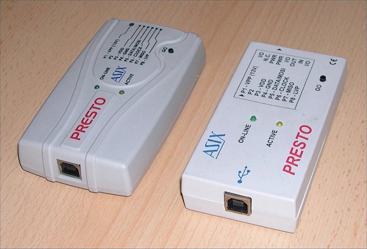 PRESTO - new and old - USB connector view