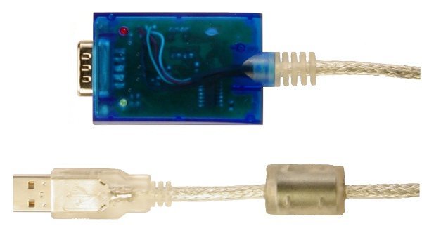 UCAB232 - blue box and USB connector